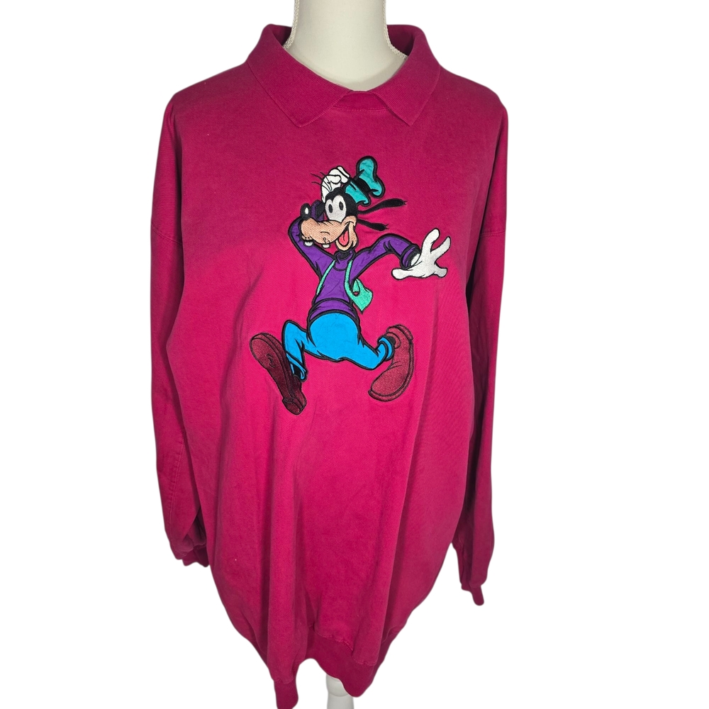 Disney Pink Sweater with Goofy Design